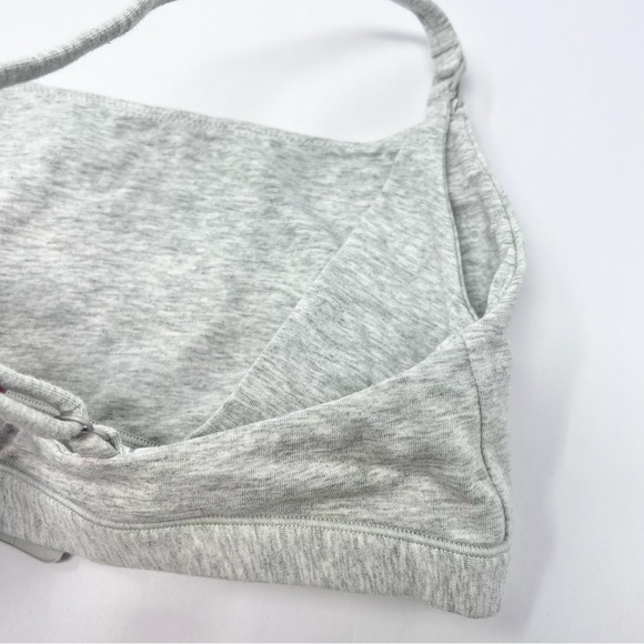 SKIMS Maternity Nursing Scoop Bralette Large Light Grey - Picture 8 of 12